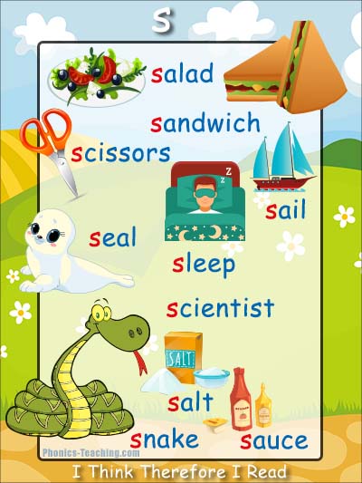 s Words Phonics Poster  Free & Printable  Ideal for Phonics Practice