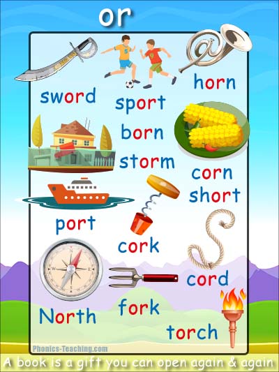 or words - R Controlled Vowel - Words with 'or' in them - Free ...