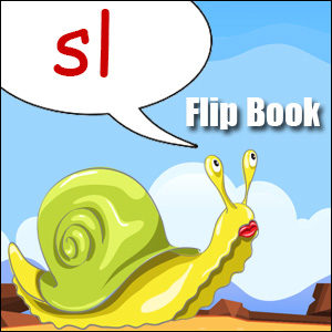 sl words flip book
