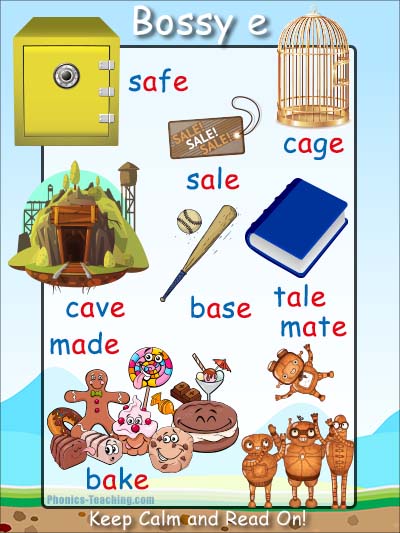 A4 Poster - magic e - long vowel o - Teacher Lindsey