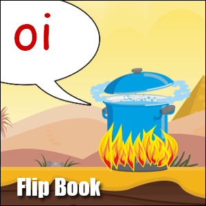 Flip Book oi Phonics poster