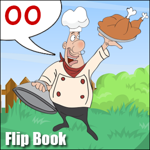 Flip Book oo short Phonics poster