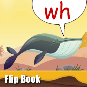 Flip Book wh - Phonics poster