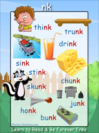 Nk Sound Free Printable Phonics Poster Great For Word Walls
