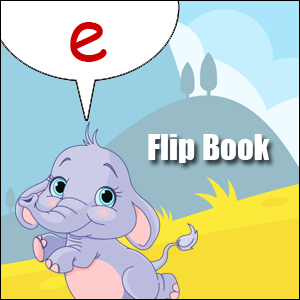 e words flip book