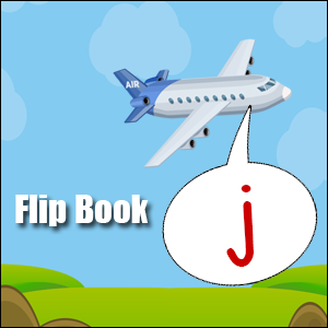 j words flip book