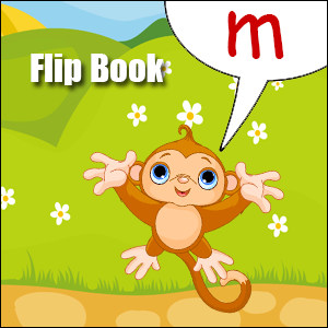 m words flip book