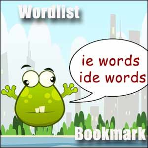 ie words ide words