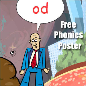 od word phonics poster