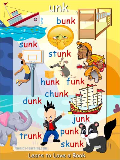 unk words with pictures