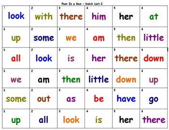 sight word game