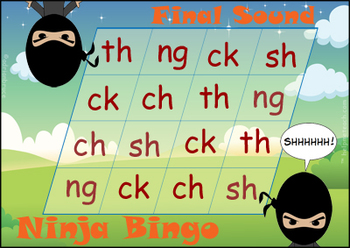 end sound bingo