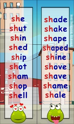 sh word list - FREE Printable - sh sound words for phonics lessons