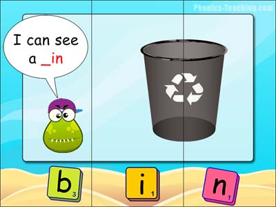 CVC puzzles - in words - bin