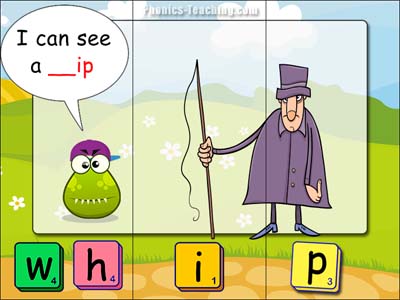CCVC puzzles - ip words - whip
