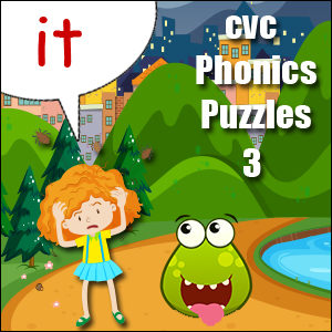 cvc it phonics word family 3