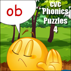 cvc ob phonics word family