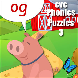 cvc og phonics word family 3