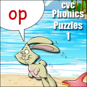 cvc op phonics word family 1