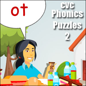 cvc ot phonics word family 2