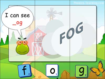 CVC puzzles - og words - fog