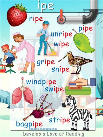 ipe words with Pictures