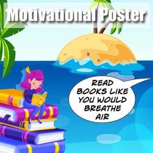 motivational poster - read books