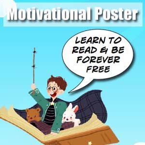 motivational reading poster free