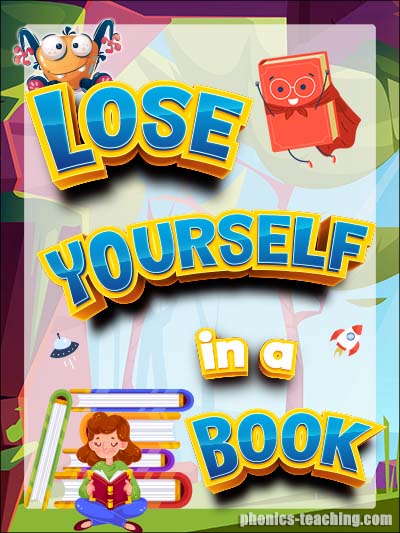 Reading Poster - Lose yourself in a Book